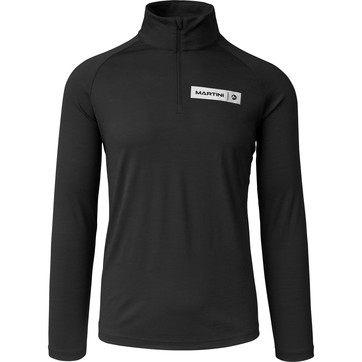 Martini Sportswear Uomo Maglia a manica lunga Horizon Halfzip (Taglia S, Nero)