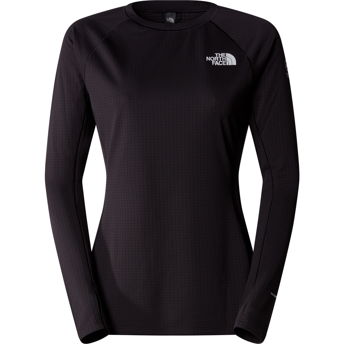 The North Face Femme T-shirt long Summit Pro 120 Crew (taille L, Noir)