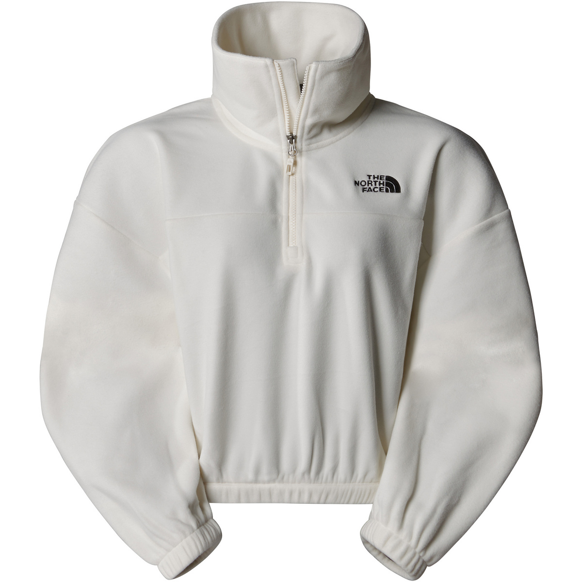 The North Face Donna Maglione 100 Glacier Half Zip Fleece (Taglia L, Bianco)