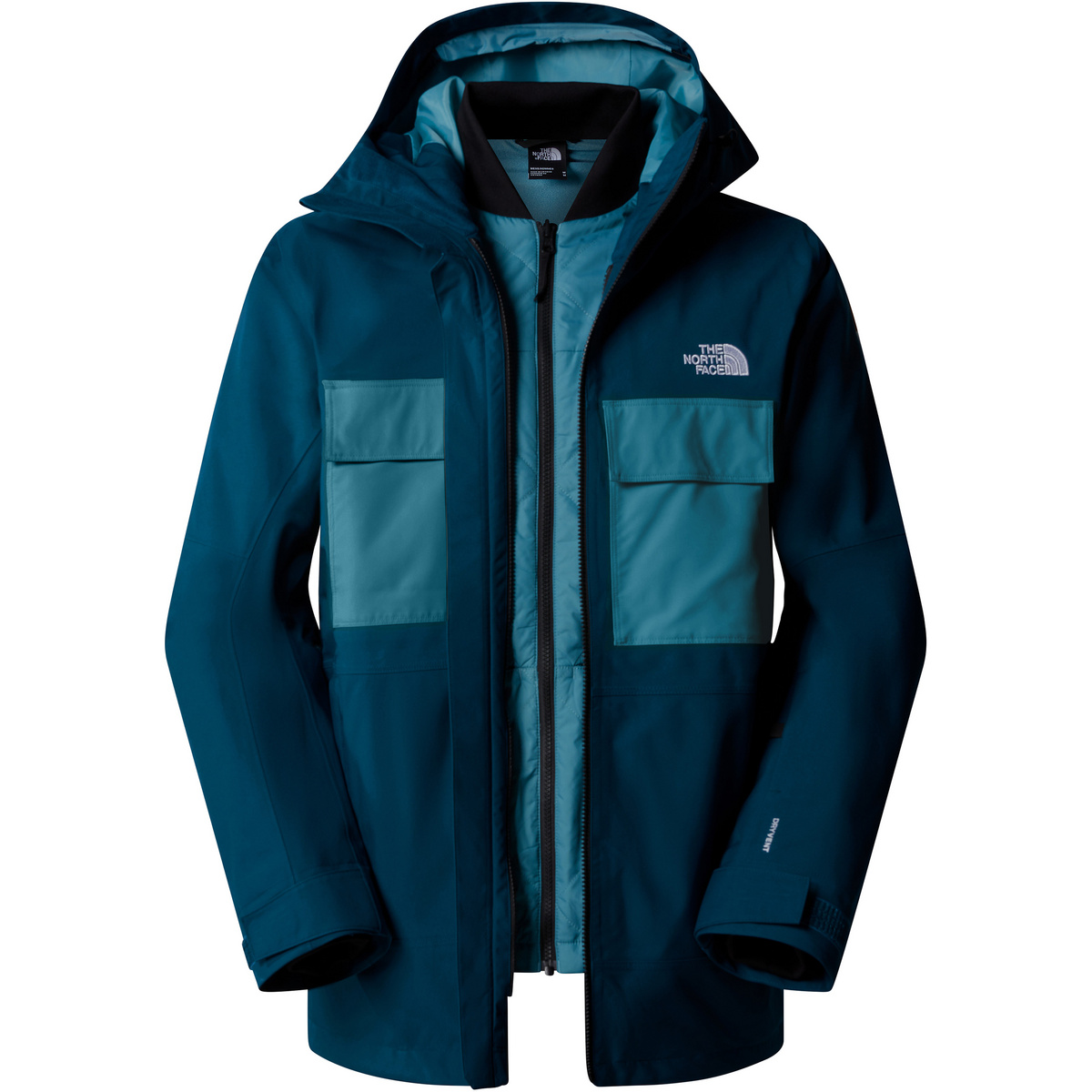 The North Face Herren Fourbarrel Triclimate Jacke (Größe S, blau)