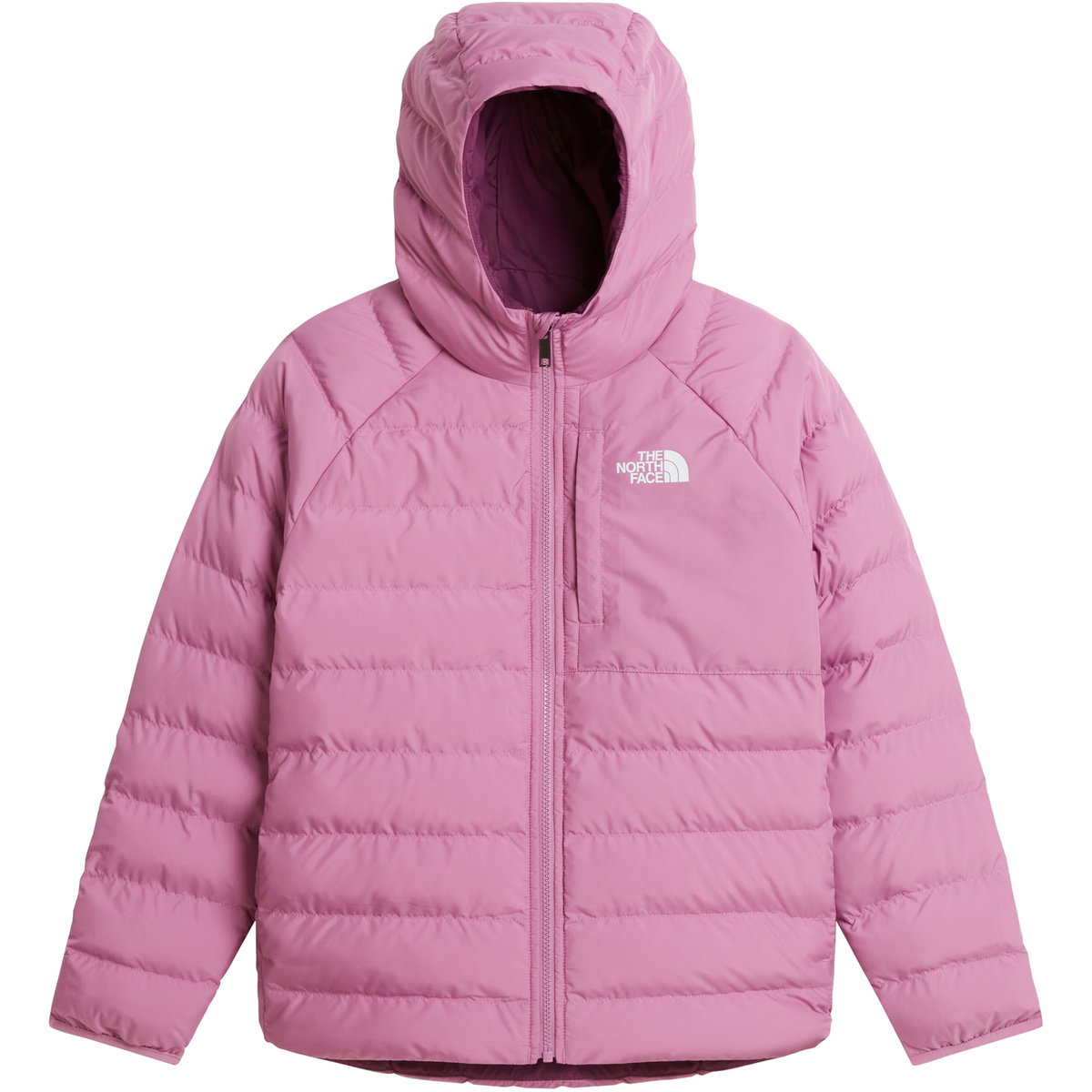 The North Face Kinder Girls Reversible Perrito Hoodie Jacke (Größe 155 , rosa)