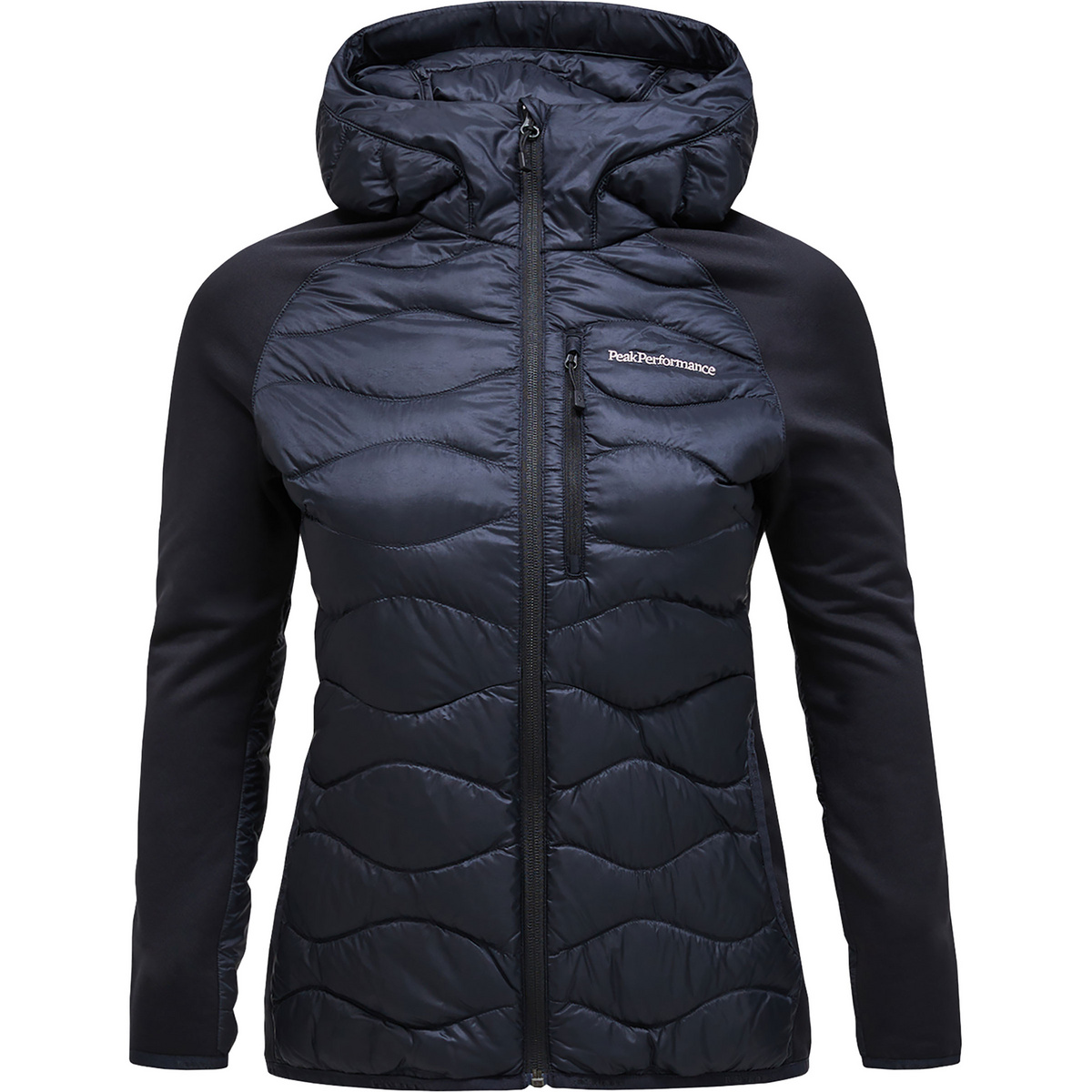 Image of Peak Performance Damen Helium Down Hybrid Hoodie Jacke