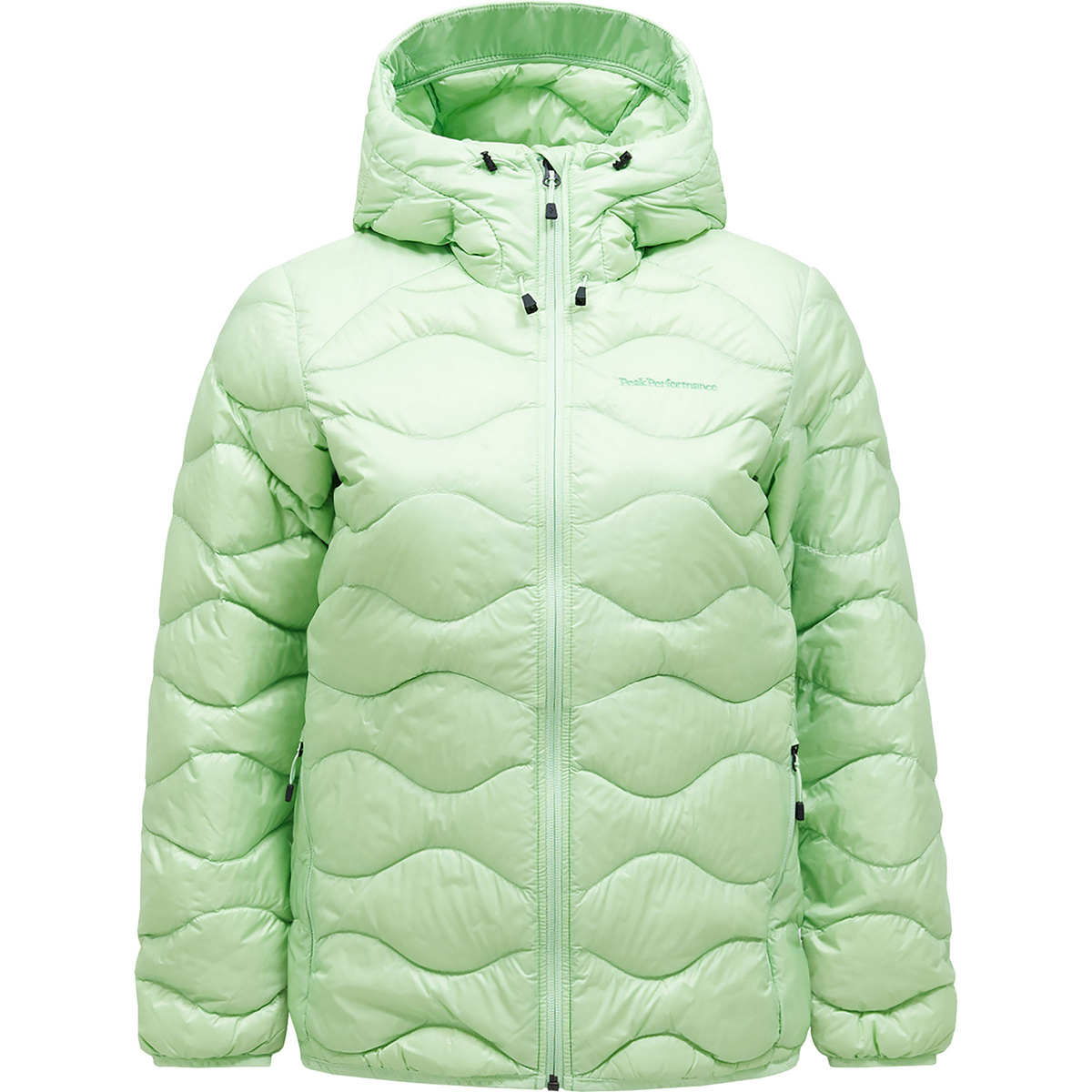 Peak Performance Damen Helium Down Hoodie Jacke (Größe L, gruen)
