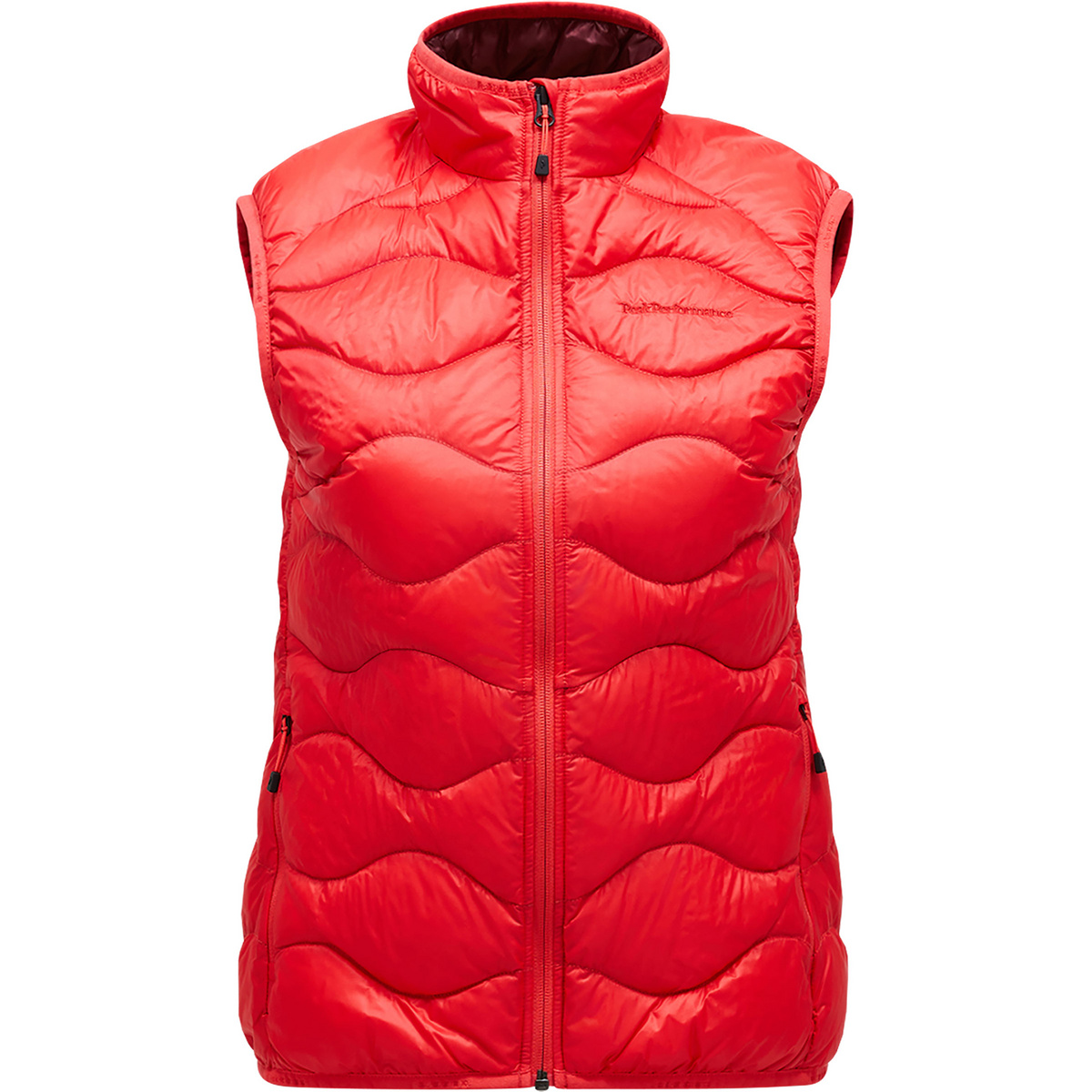 Peak Performance Donna Gilet Helium Down (Taglia L, Rosso)