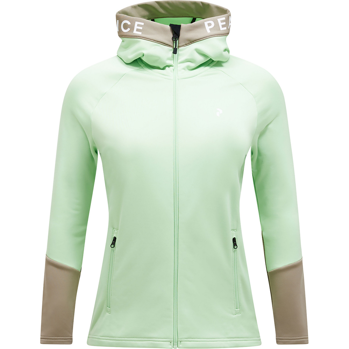 Peak Performance Damen Rider Zip Hoodie Jacke (Größe L, gruen)