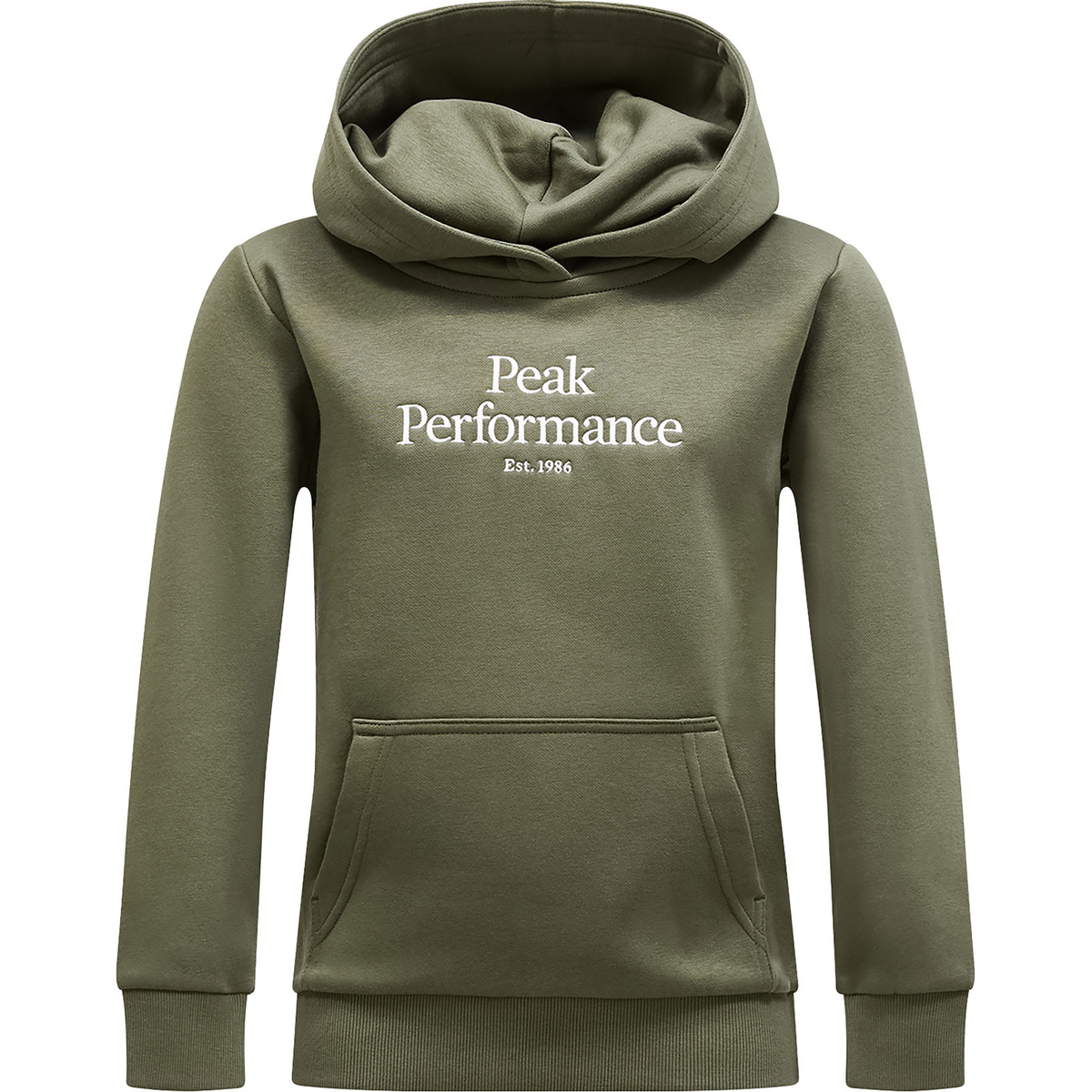 Peak Performance Kinder Original Hoodie (Größe 150, oliv)