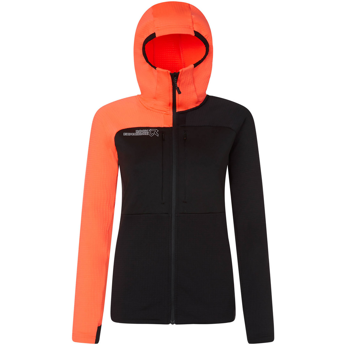 Rock Experience Donna Giacca Teller Hoodie (Taglia M, Nero)