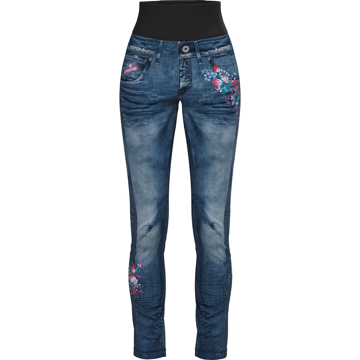 Crazy Donna Pantaloni Sound (Taglia M, Blu)