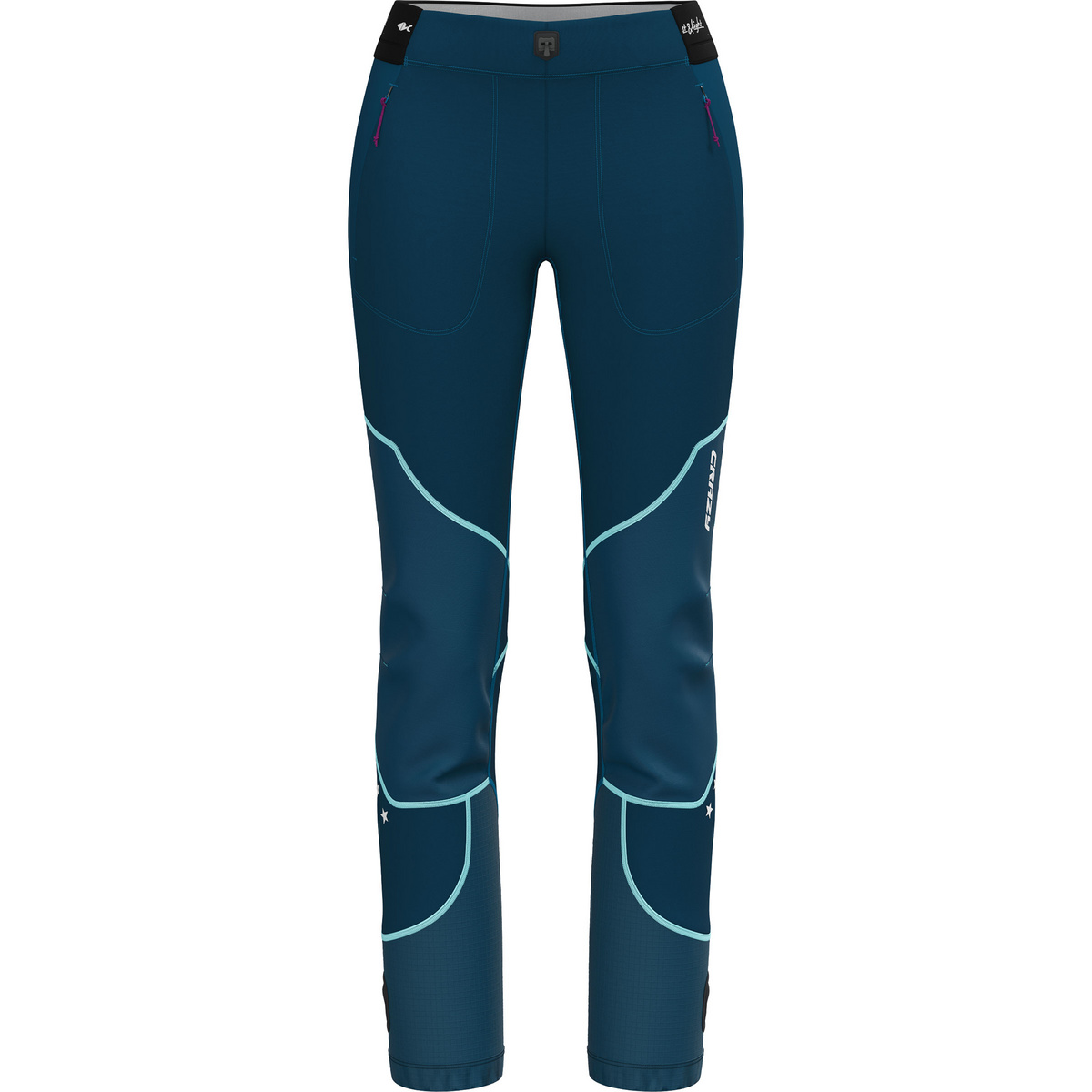 Crazy Femme Pantalon Oxygen (taille M, Bleu)