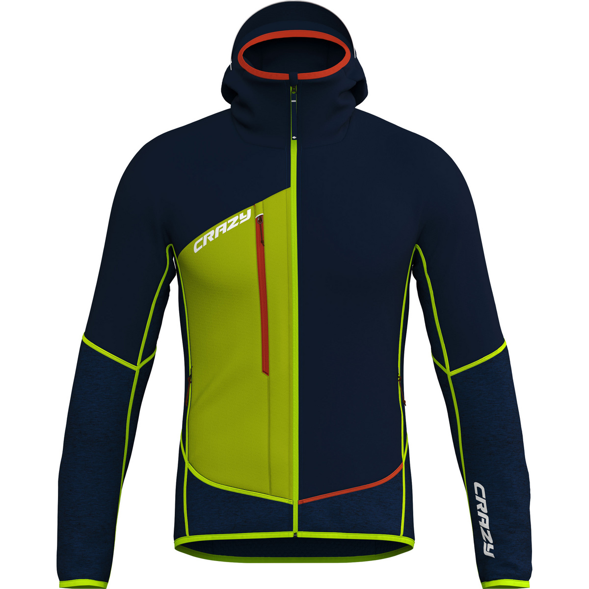Crazy Herren Flame Jacke (Größe S, mehrfarbig)