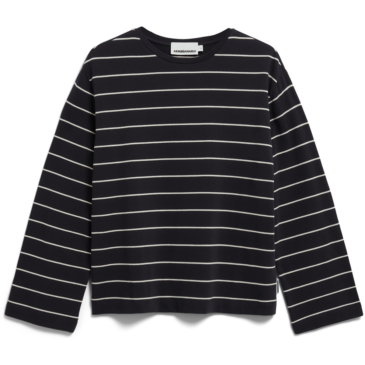 Image of Armedangels Donna Maglia a manica lunga Marynaa Fine Stripe