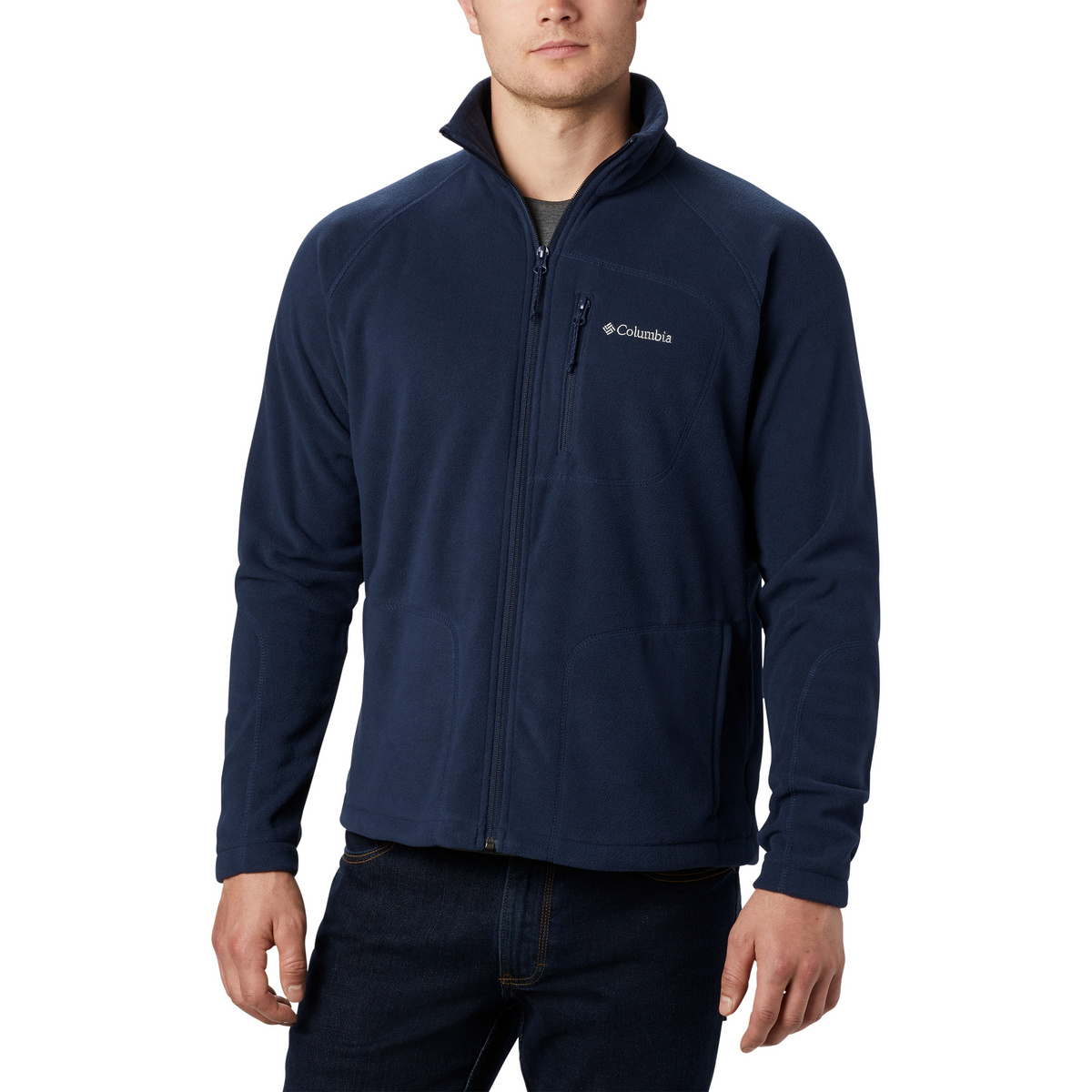 Columbia Herren Fast Trek II Fleece Jacke (Größe M, blau)