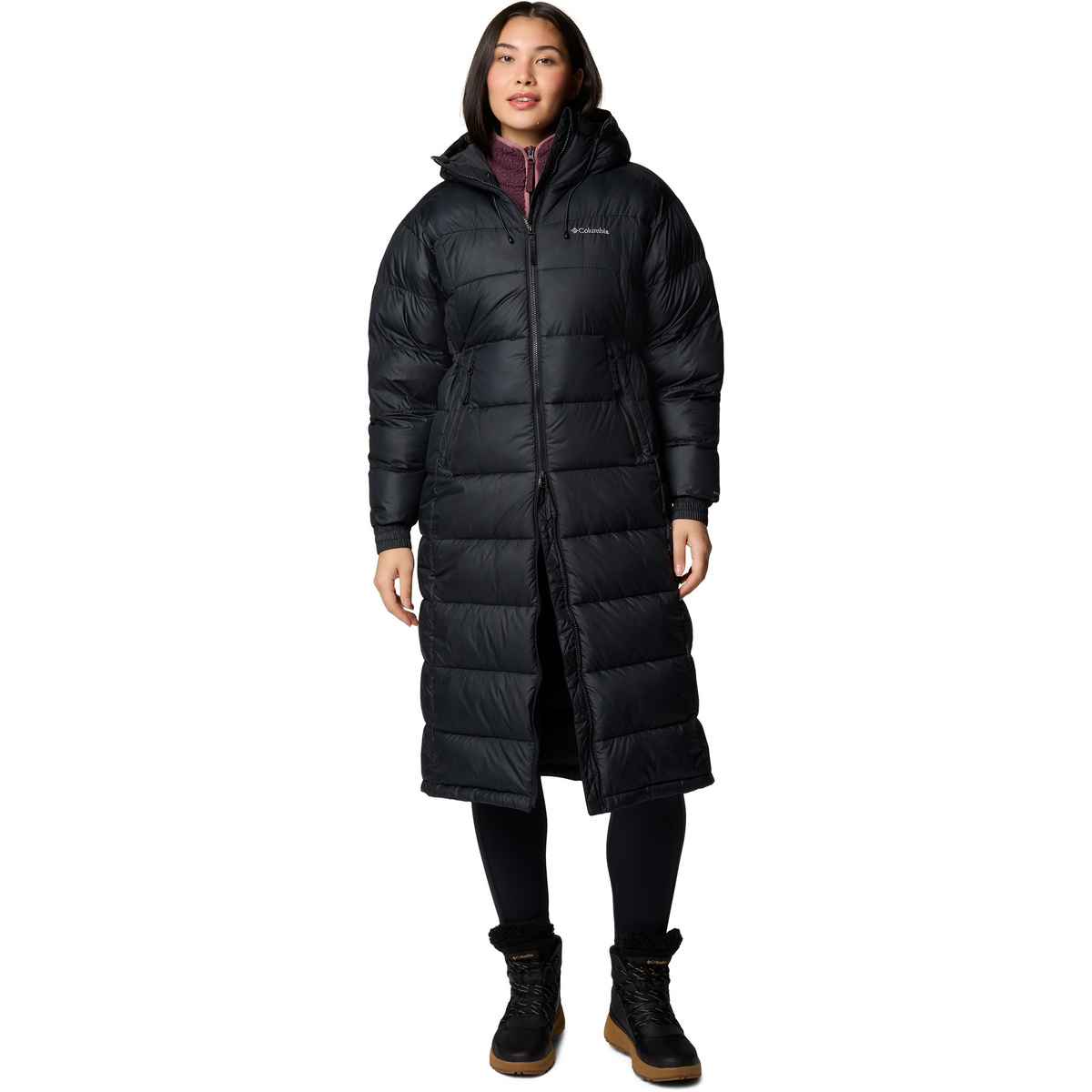 Columbia Femme Parka Pike Lake II (taille XS, Noir)