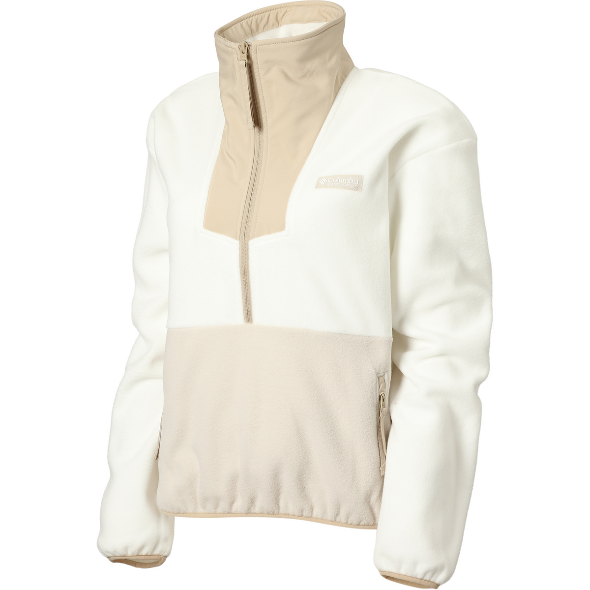 Columbia Donna Pullover Sequoia Grove 1/2 Zip (Taglia S, Bianco)