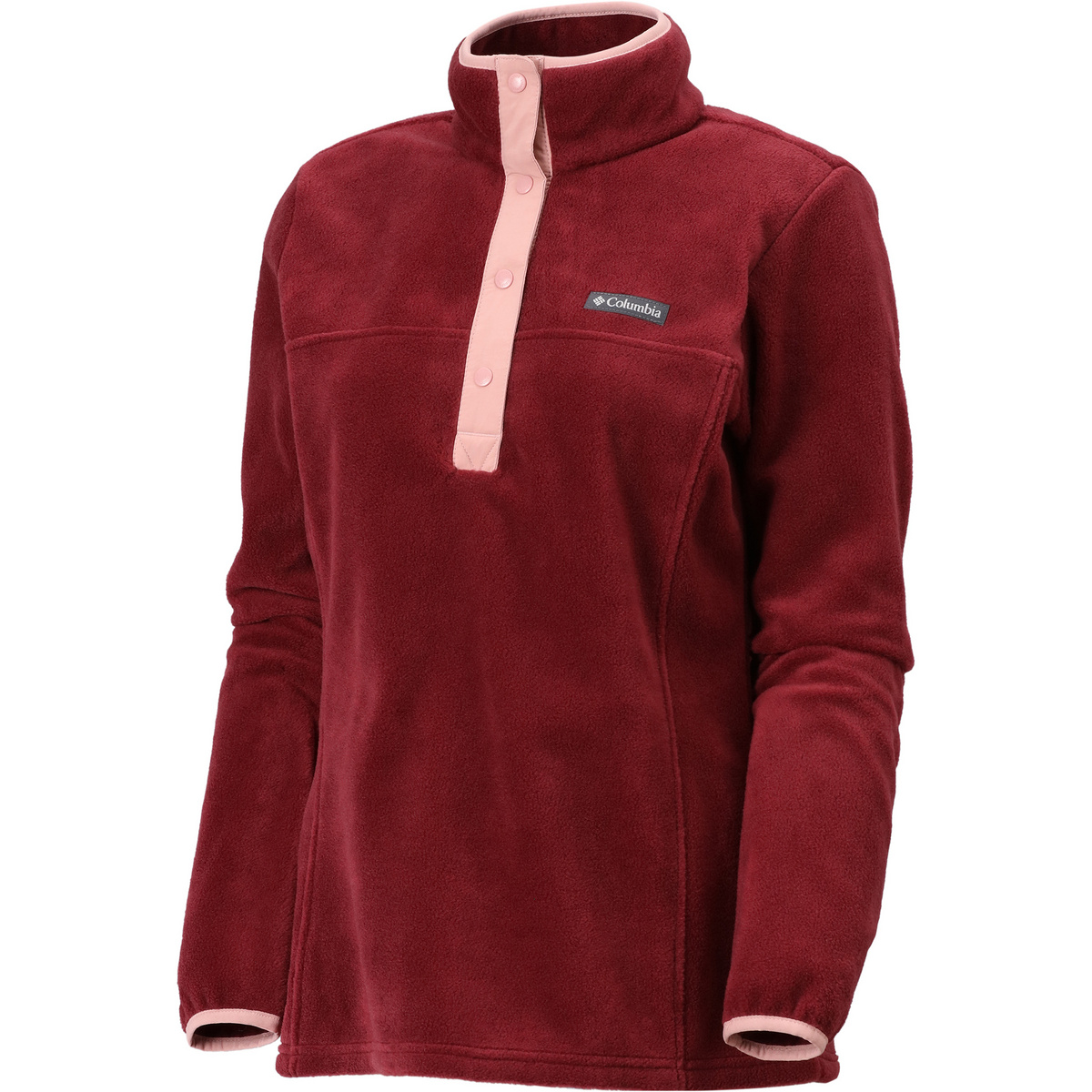 Columbia Damen Benton Springs 1/2 Snap II Pullover (Größe XL, rot)