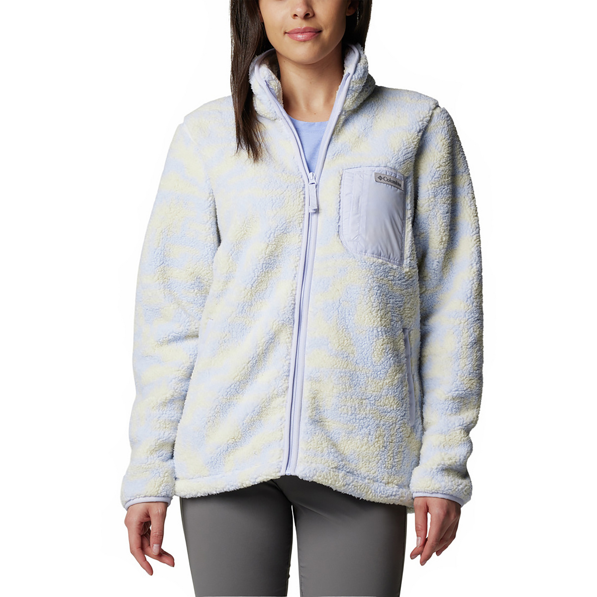 Columbia Femme Veste West Bend Print II (taille XL, Violet)