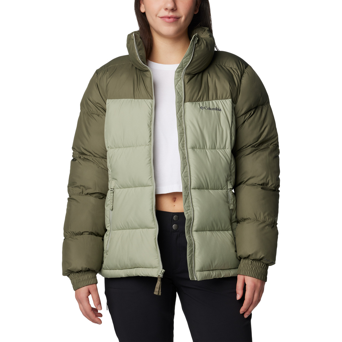 Columbia Femme Veste Pike Lake (taille L, Vert)