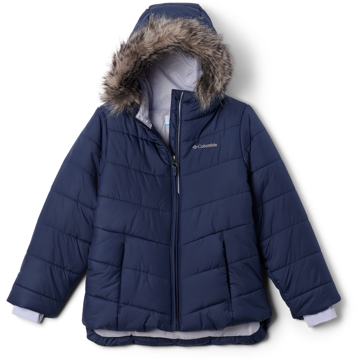 Columbia Kinder Katelyn Crest III Hooded Jacke (Größe XL, blau)