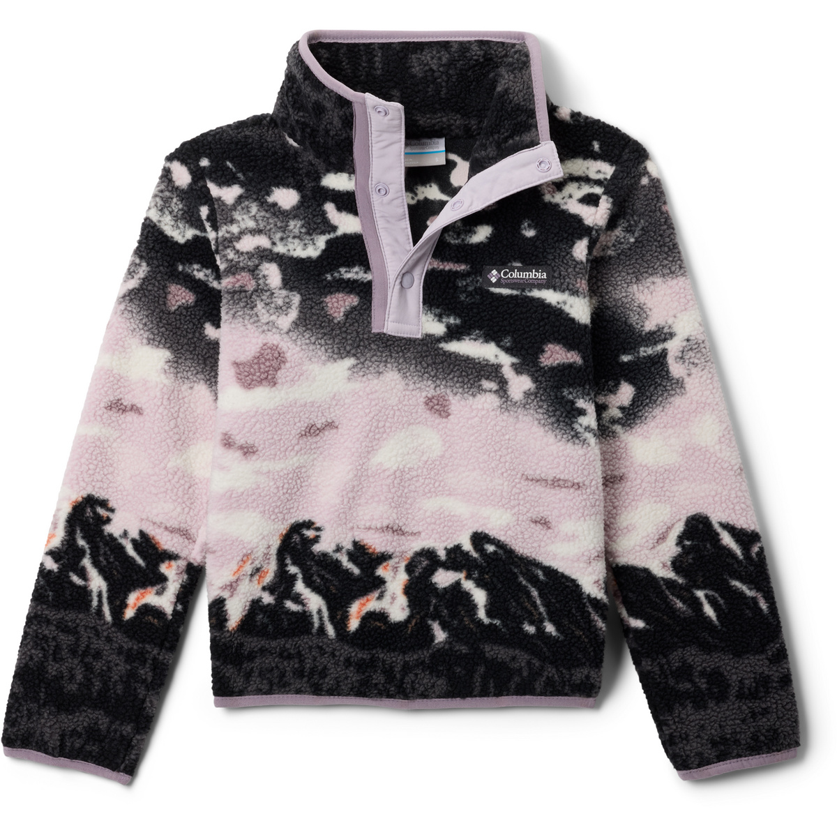 Image of Columbia Bambino Pullover Helvetia II Printed Half Snap