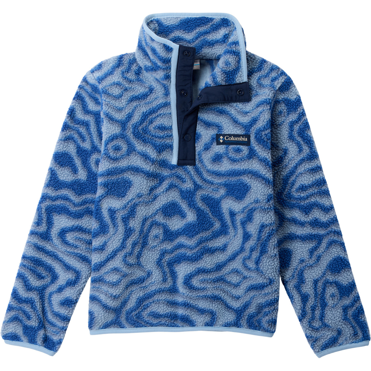 Image of Columbia Kinder Helvetia II Printed Half Snap Pullover