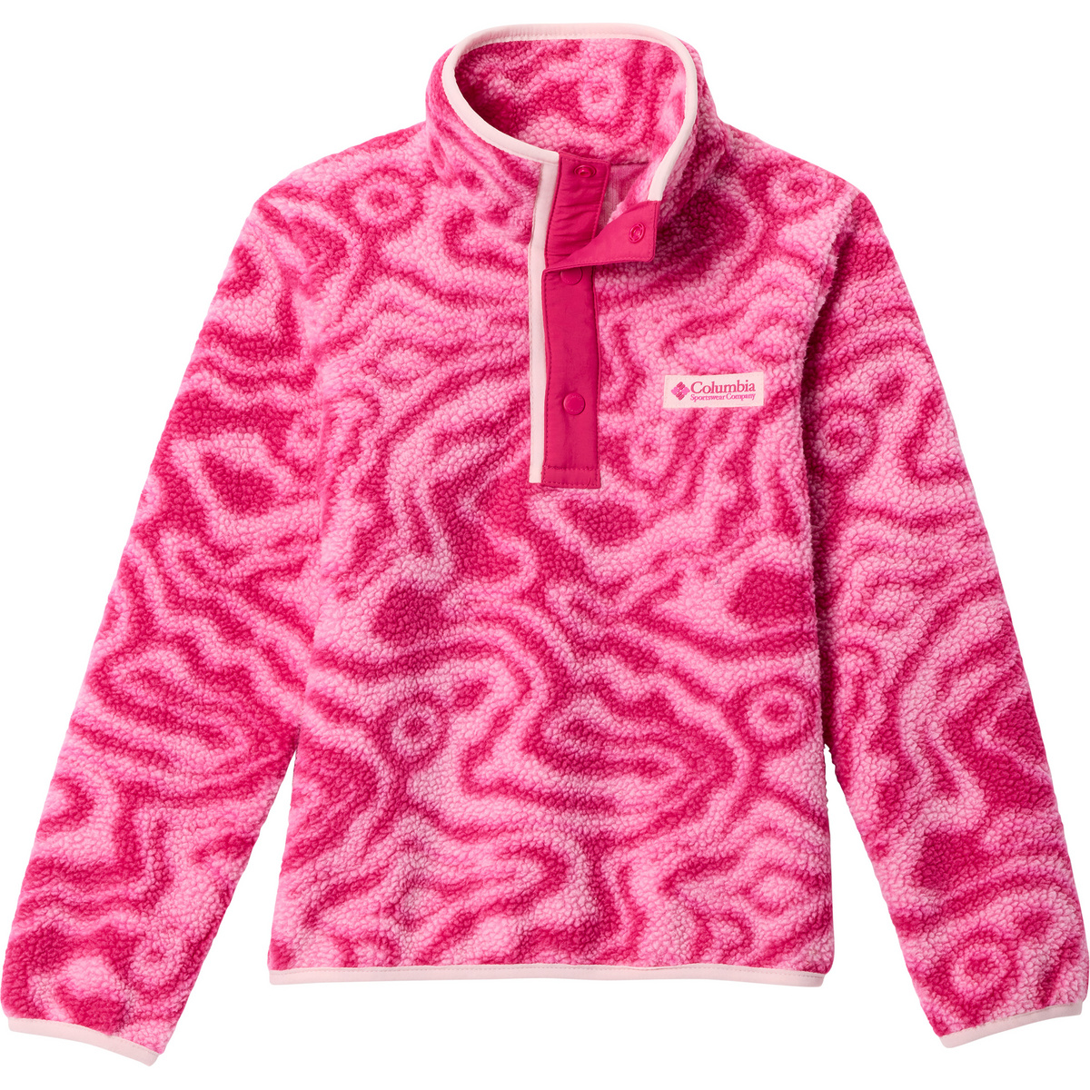 Image of Columbia Bambino Pullover Helvetia II Printed Half Snap