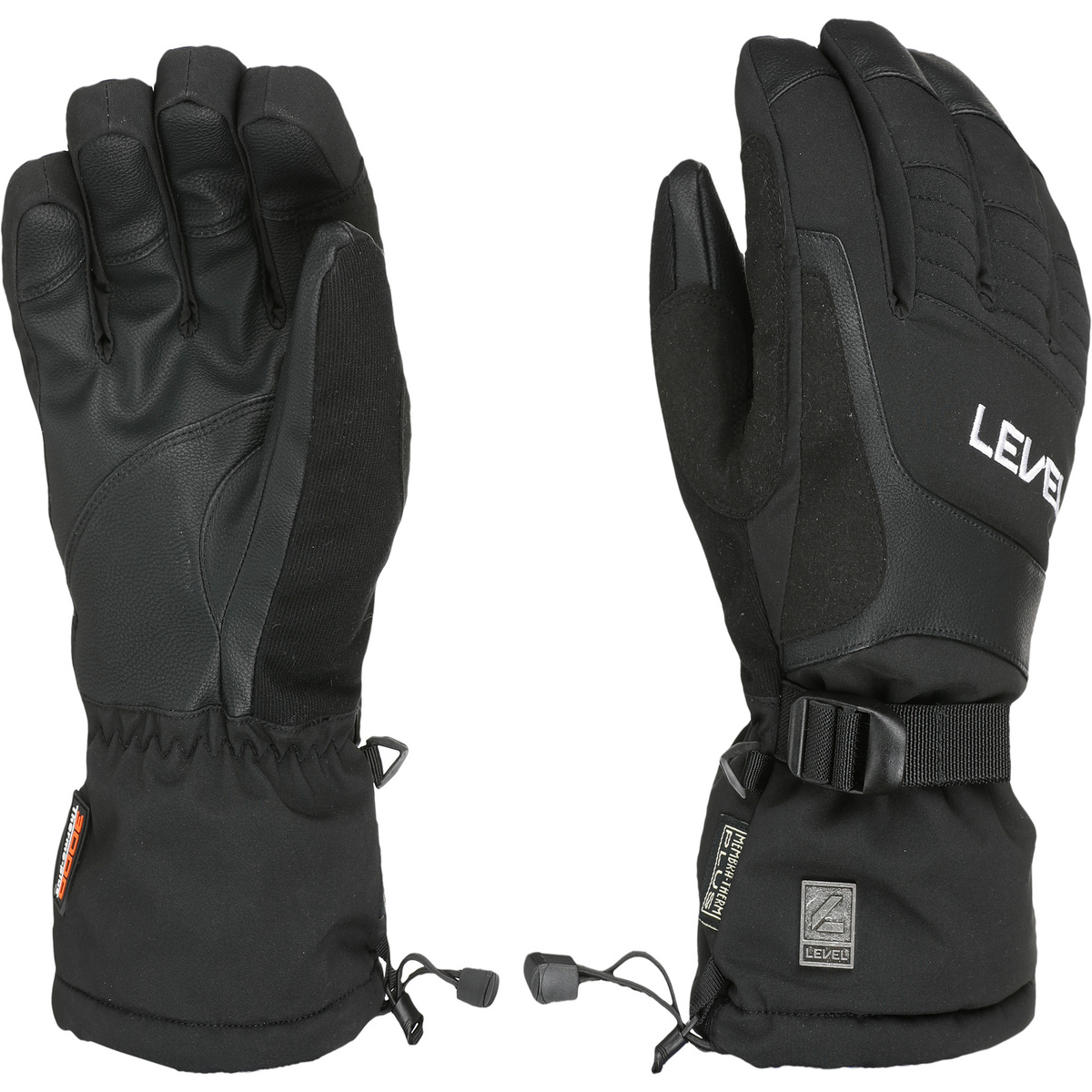 Level Herren Patrol Handschuhe (Größe 9.5, schwarz)