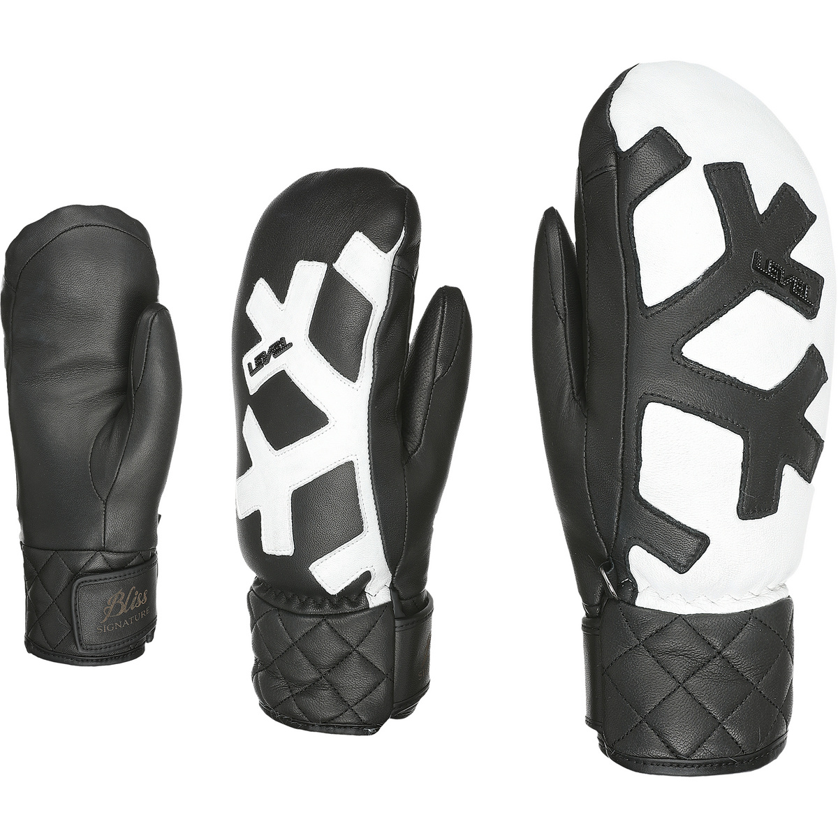 Level Damen Coco Handschuhe (Größe 6.5, schwarz)