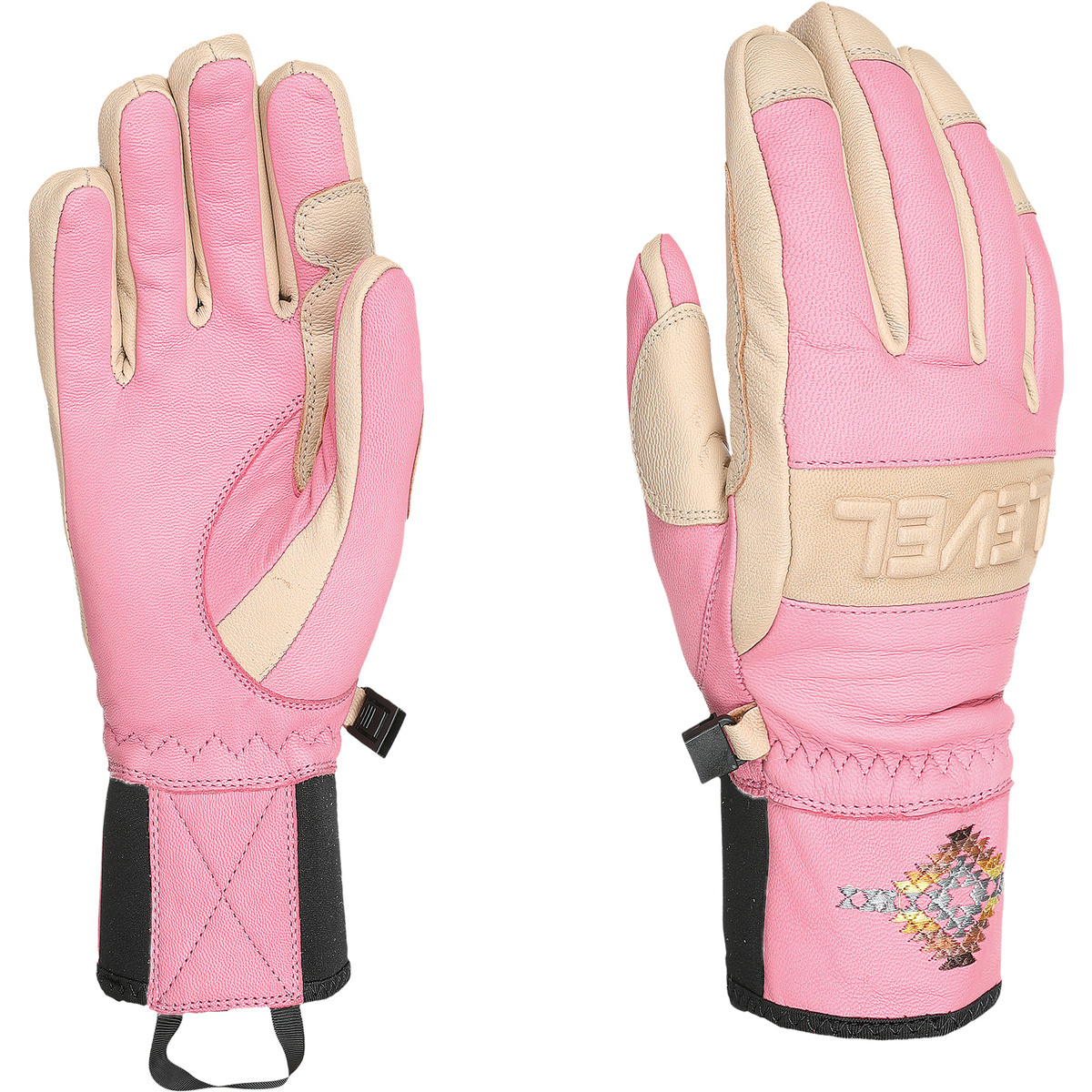 Level Femme Gants Joy (taille 7.5, rose)