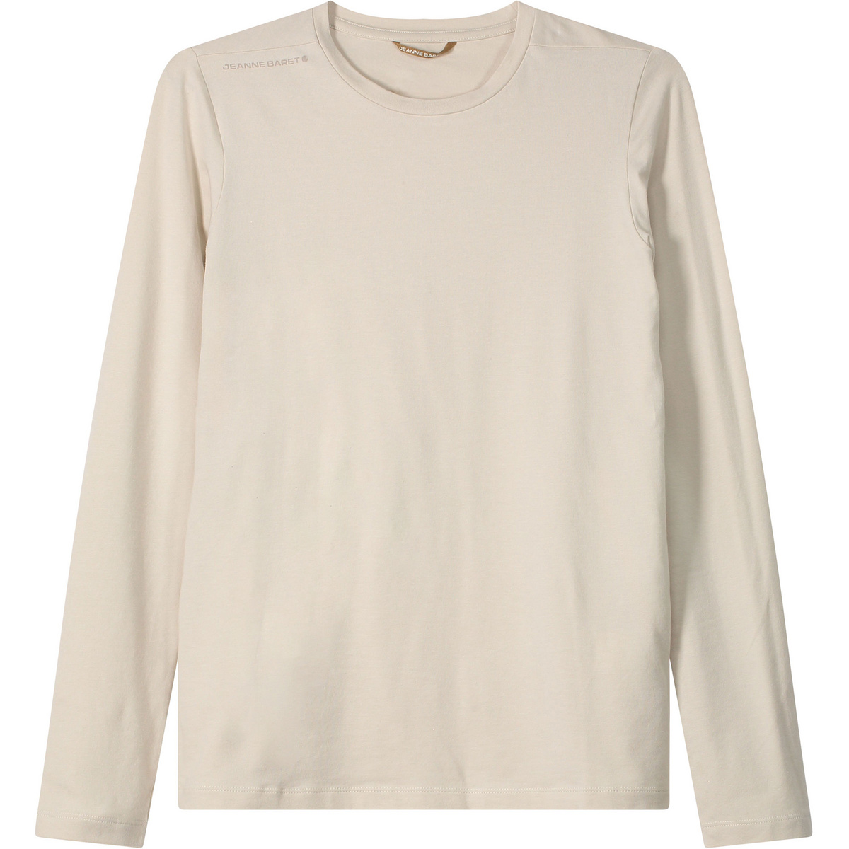 Jeanne Baret Femme T-shirt long Polynesia (taille XXS, Blanc)