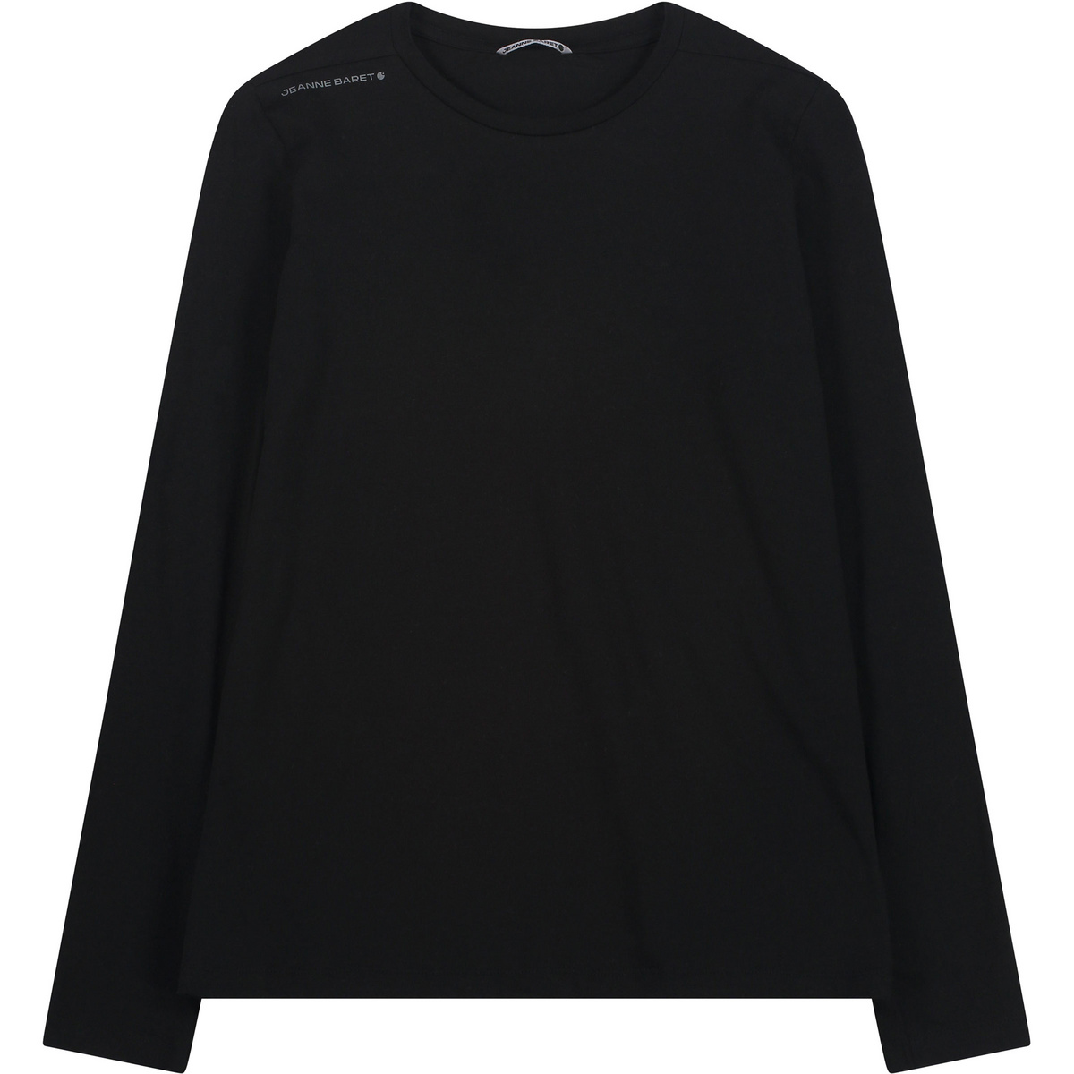 Jeanne Baret Femme T-shirt long Polynesia (taille XS, Noir)