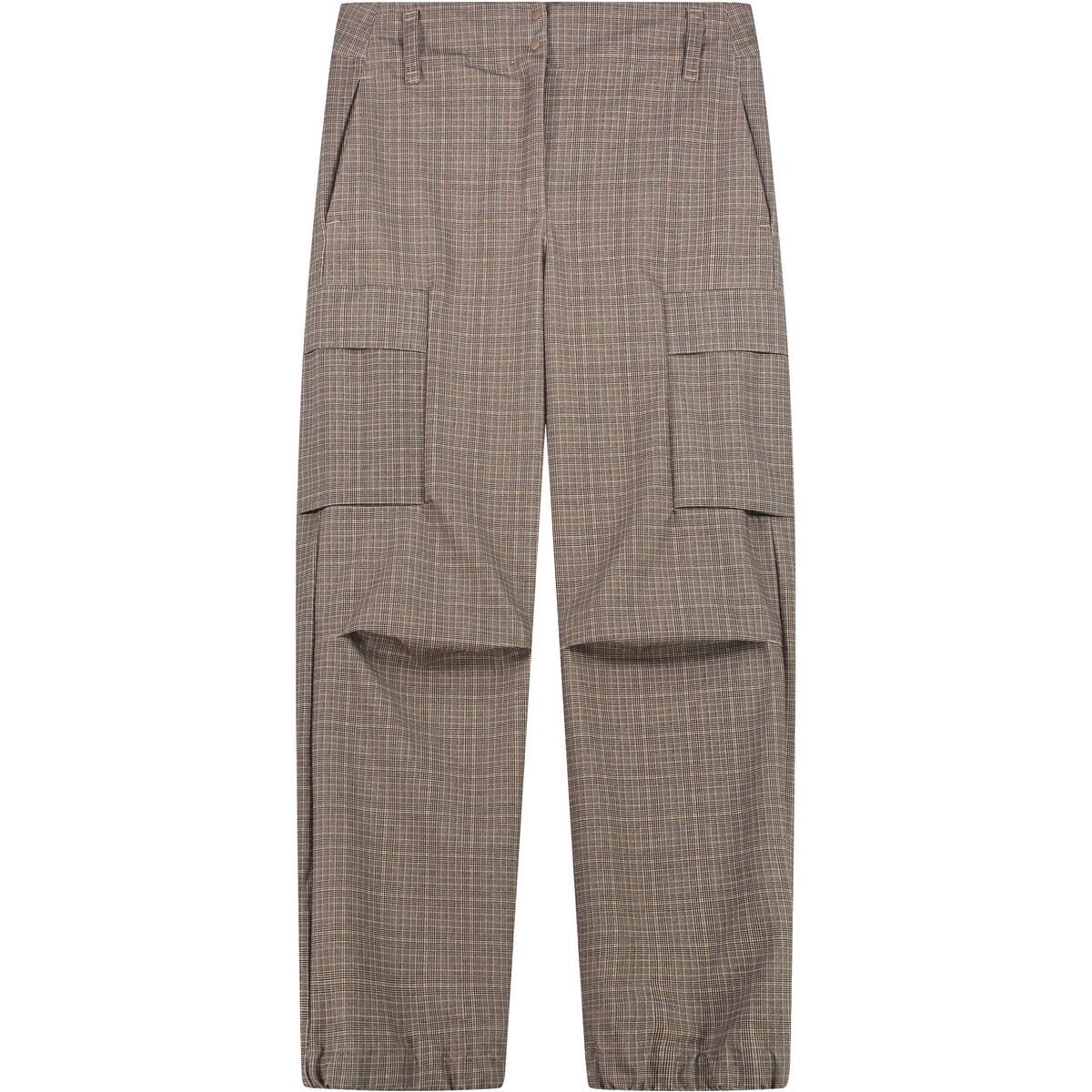 Jeanne Baret Femme Pantalon Medan Cargo (taille M, Beige)