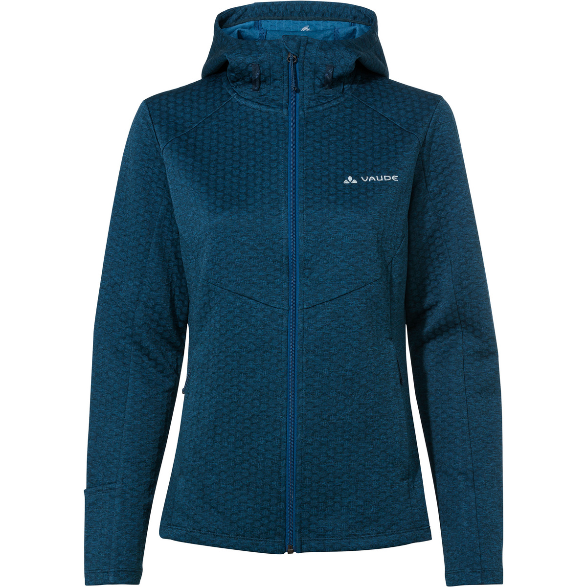 Vaude Damen Skomer Hiking Hoodie Jacke (Größe L, blau)
