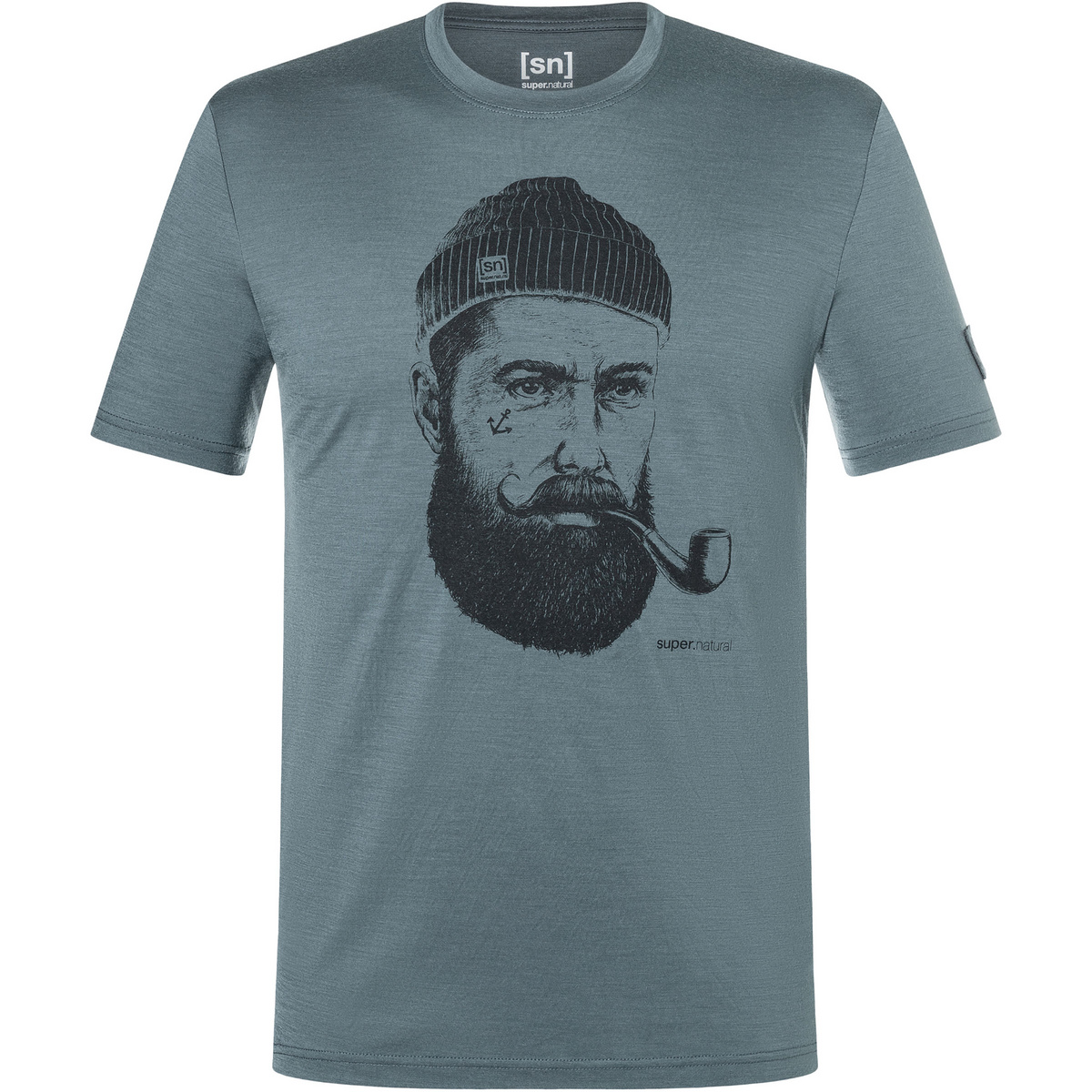 Super.Natural Uomo Maglietta Sn Sailor Bio J (Taglia M, Blu)
