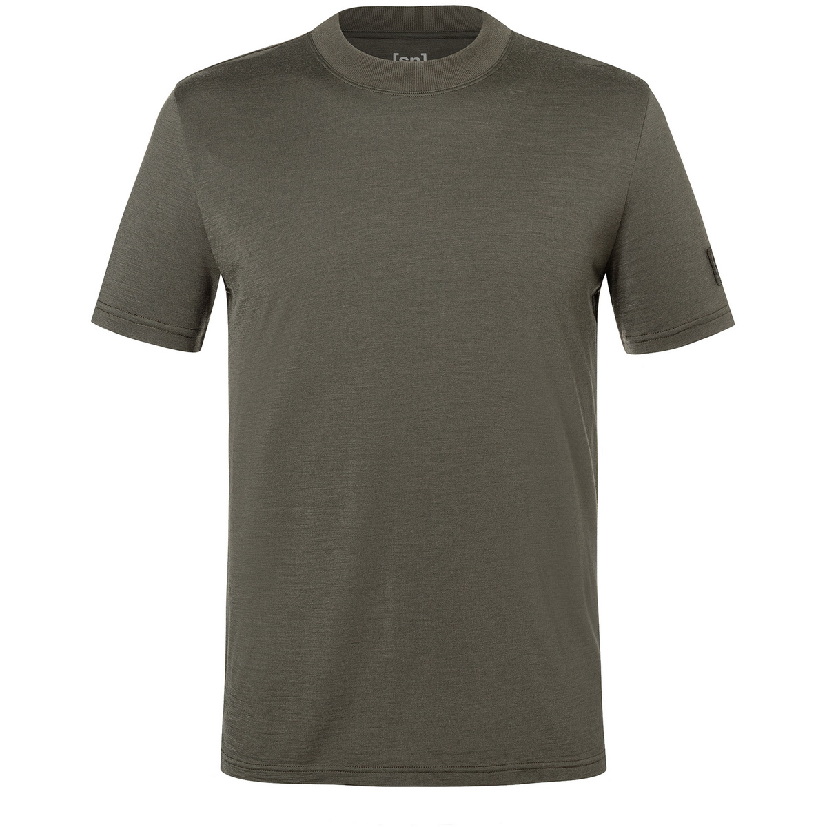 Super.Natural Uomo Maglietta Casual Rib Bio J (Taglia XL, Verde oliva)