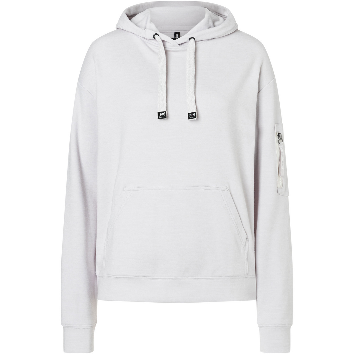 Super.Natural Damen Favourite Pocket Hoodie (Größe XS, weiss)