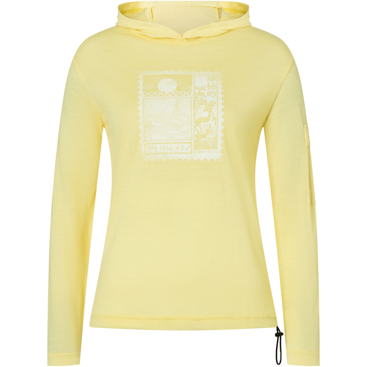 Image of Super.Natural Donna Felpa con cappuccio Stamp Light P