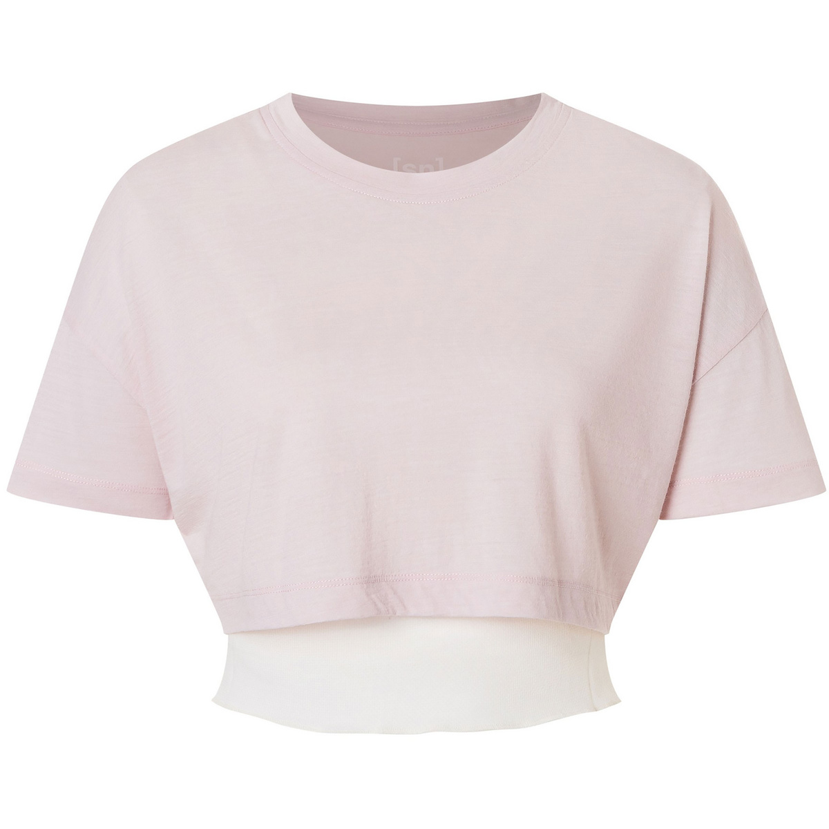 Super.Natural Femme T-shirt Crop (taille S, rose)