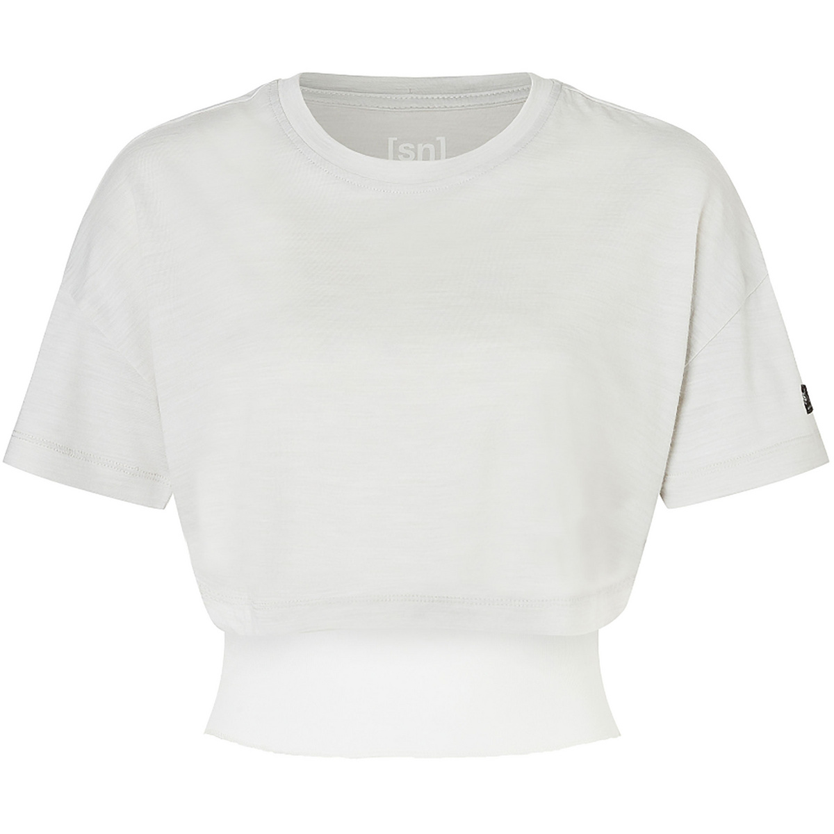 Super.Natural Donna Maglietta Crop (Taglia XL, Bianco)