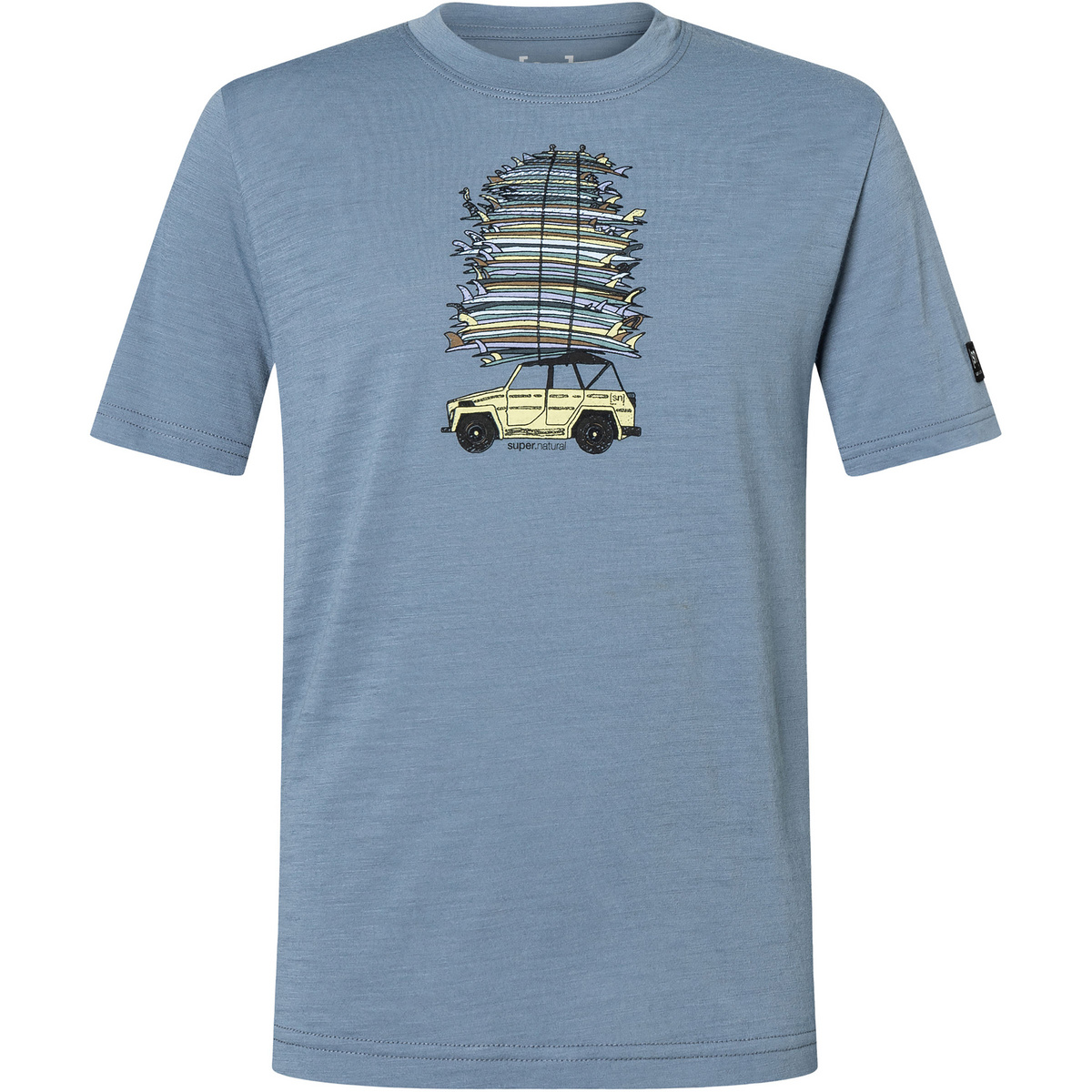 Super.Natural Kinder Surf Trip T-Shirt (Größe 116, grau)