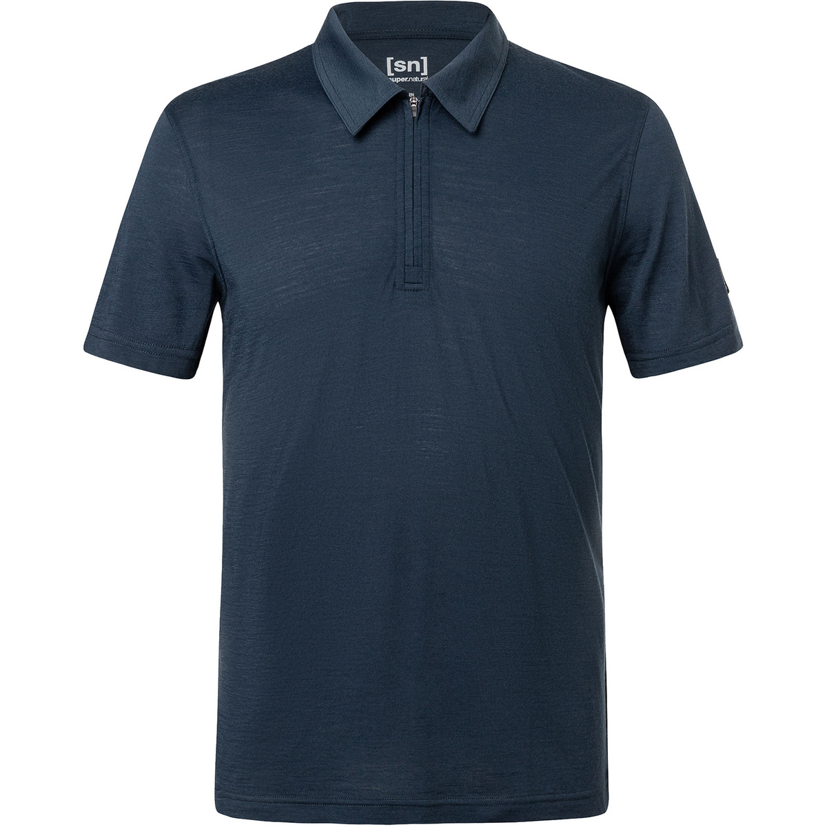 Image of Super.Natural Herren Zip Polo T-Shirt