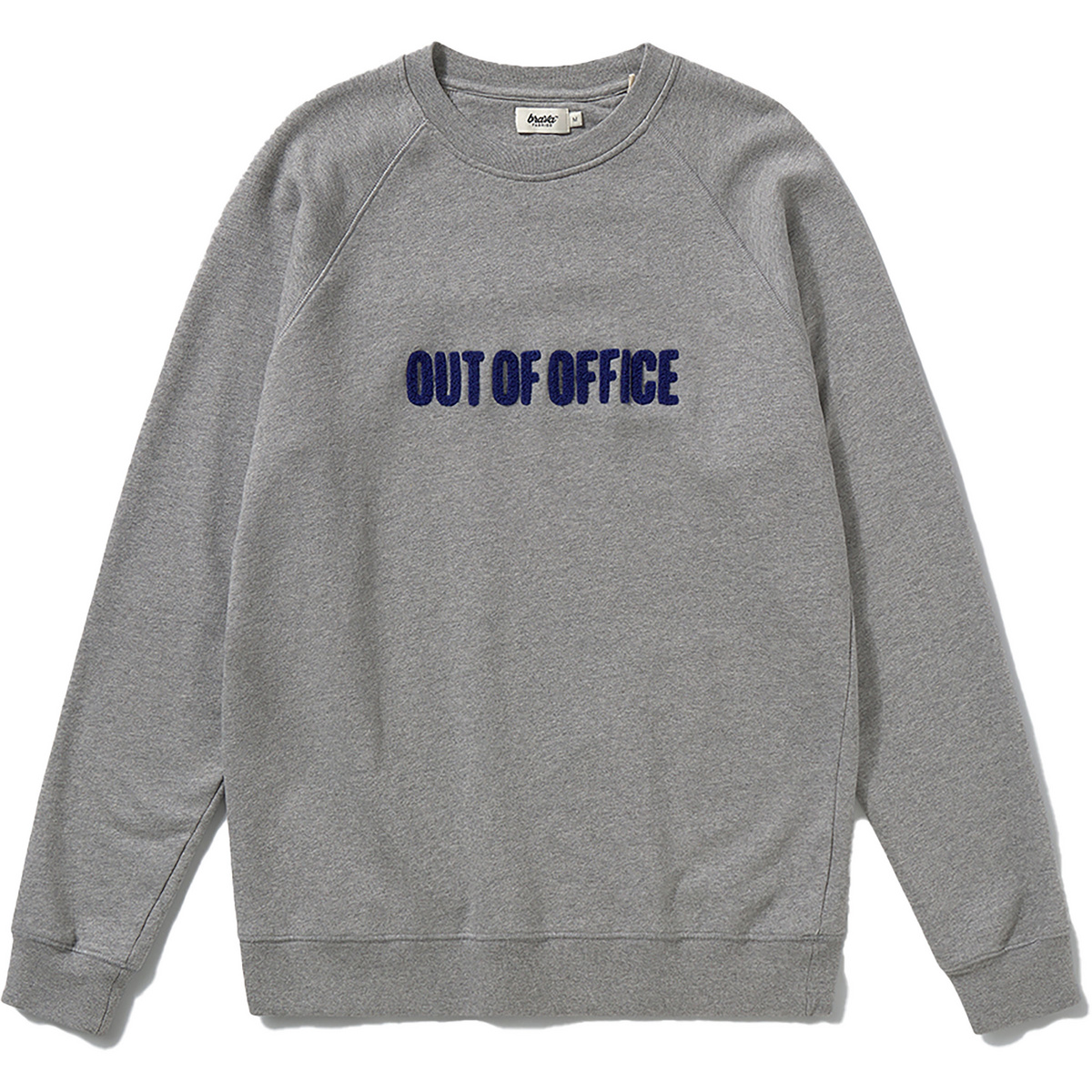 Brava Fabrics Herren Out Of Office Cotton Pullover (Größe L, grau)