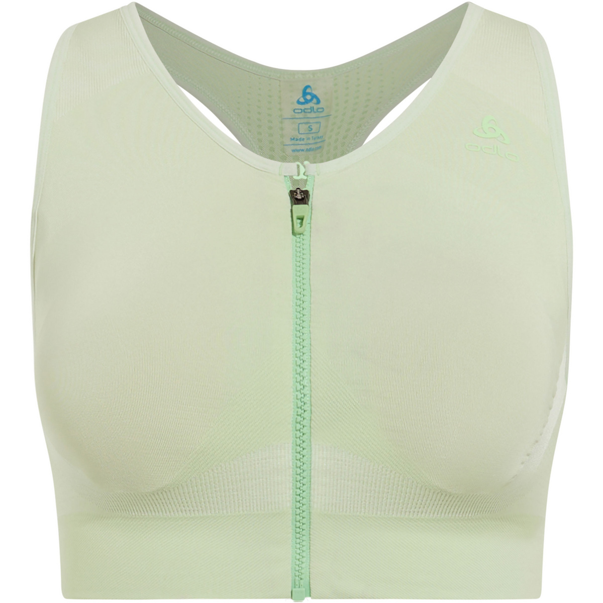 Odlo Donna Reggiseno sportivo Seamless High (Taglia S, Verde)