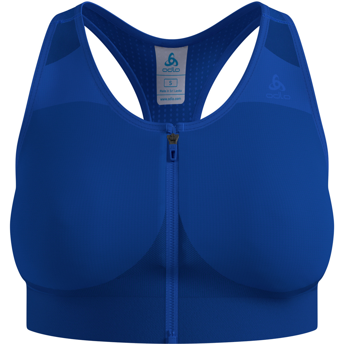 Odlo Damen Seamless High Sport BH (Größe S, blau)