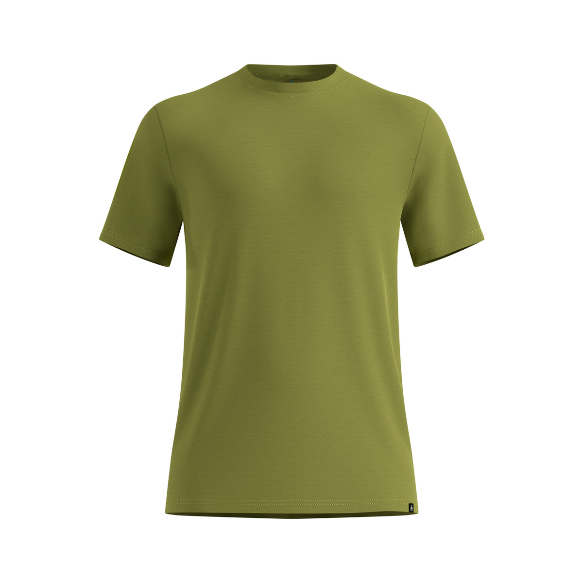 Odlo Herren Merino 160 Plain T-Shirt (Größe XL, oliv)