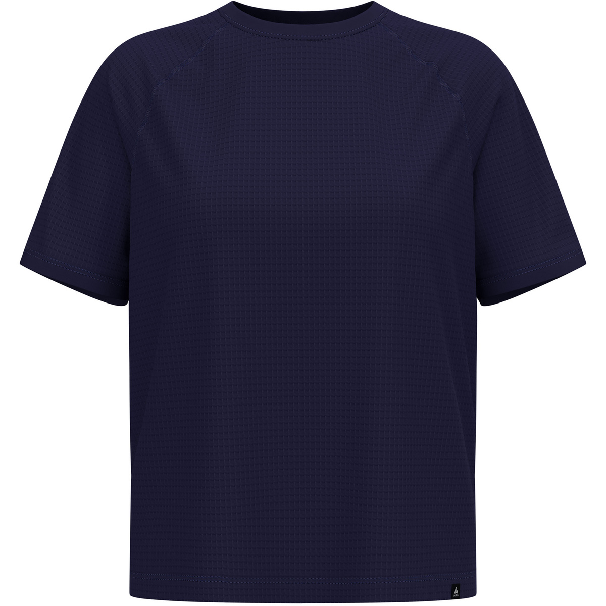 Odlo Donna Maglietta Wool Waffle (Taglia L, Blu)