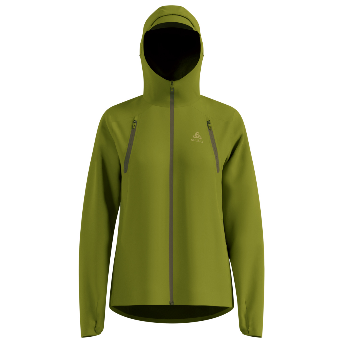 Odlo Damen X-Alp Waterproof Pro Jacke (Größe L, oliv)