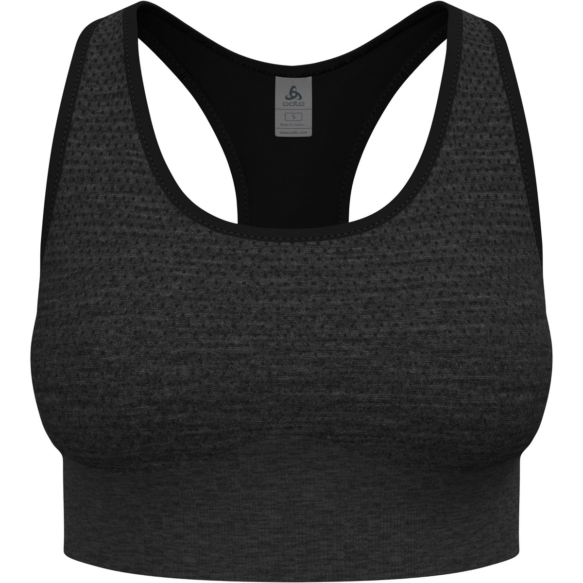Odlo Donna Reggiseno sportivo Seamless Medium Padded (Taglia XS, Nero)
