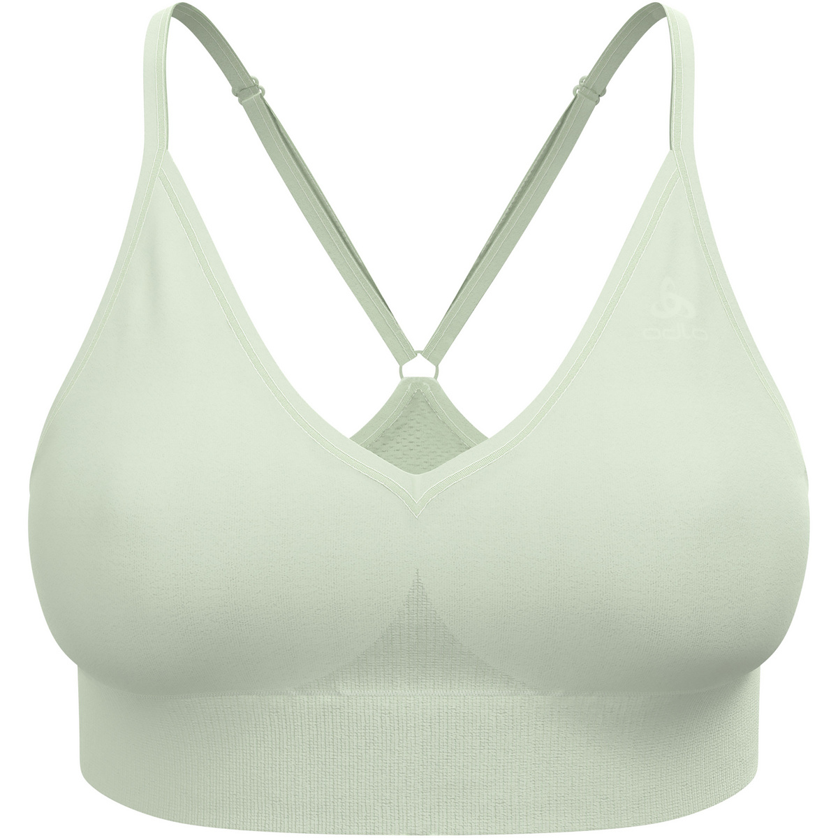 Odlo Donna Reggiseno sportivo Seamless Low Padded (Taglia L, Verde)