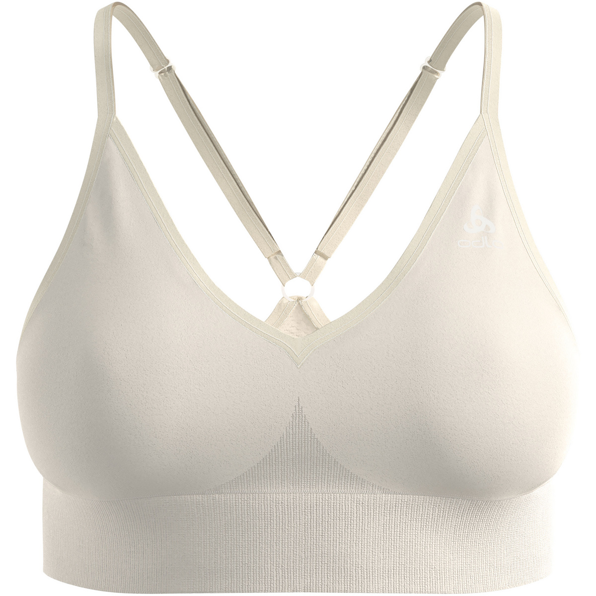Odlo Damen Seamless Low Padded Sport BH (Größe S, beige)