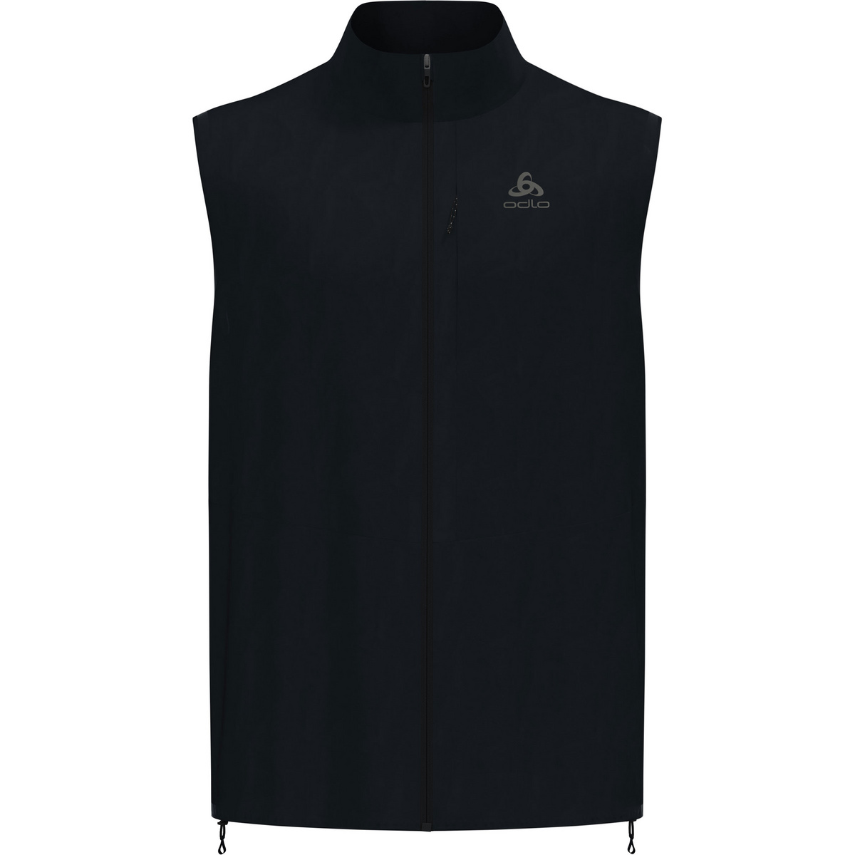 Odlo Uomo Gilet Zeroweight (Taglia S, Nero)